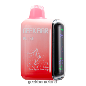 Geek Bar Pulse 7500 Puffs Disposable Vape 4Z428T6 Sour Apple Pop | Geek Bar Vape Flavors