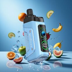 Black Dragon Ice Razz Bar 45000 Puffs Adjustable Airflow Ireland vapes