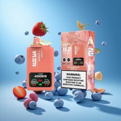 Blueberry Ice Razz Bar 40000 Puffs Power Screen Display Ireland vapes