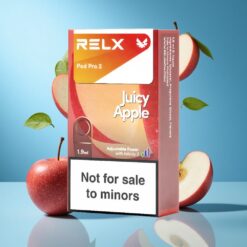Juicy Apple RELX Pod Pro 2 600 Puffs 0% Nicotine Ireland vapes