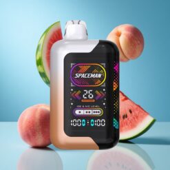 Juicy Peach Watermelon SMOK SPACEMAN SP40000 20ml Ireland vapes
