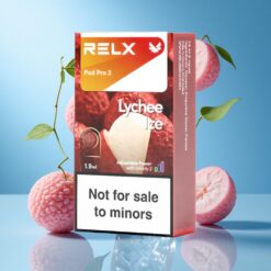 Lychee Ice RELX Pod Pro 2 600 Puffs 0% Nicotine Ireland vapes