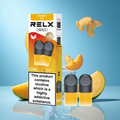 Mango Ice RELX Pod Pro 2 600 Puffs 1.8% Nicotine Ireland vapes