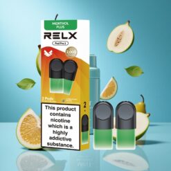 Mint-Menthol Plus RELX Pod Pro 2 600 Puffs 1.8% Nicotine Ireland vapes