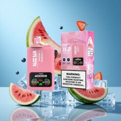 Mixed Berries Watermelon Ice Razz Bar 40000 Puffs Power Screen Ireland vapes