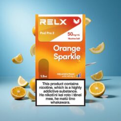 Orange Sparkle RELX Pod Pro 2 600 Puffs 5% Ireland Vapes