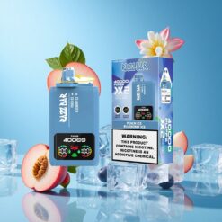 Peach Ice Blueberry Ice Razz Bar 40000 Puffs Power Screen Ireland vapes