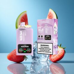 Strawberry Watermelon Grape Ice Razz Bar 40000 Puffs Power Screen Ireland vapes