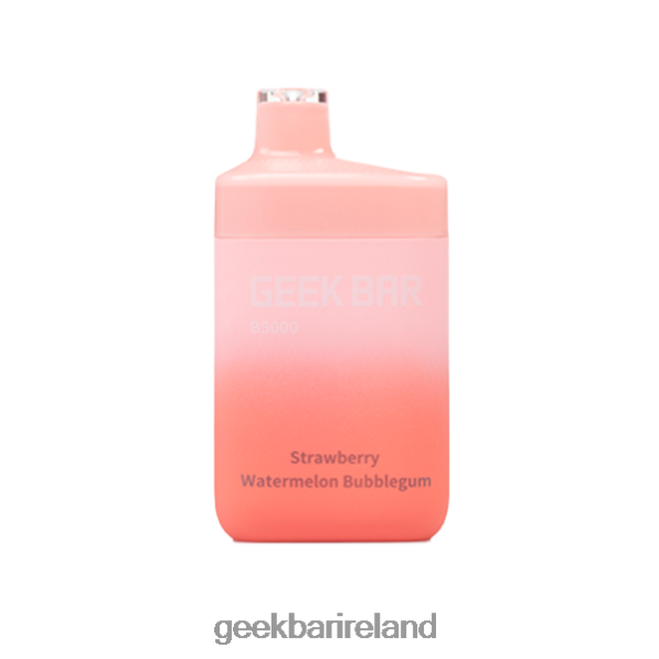 Geek Bar Vape Flavors - Geek Bar B5000 Disposable Strawberry Watermelon Bubblegum 8H2V36