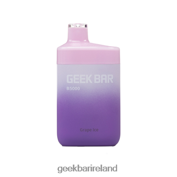 Geek Vape Ireland - Geek Bar B5000 Disposable Grape Ice 8H2V28