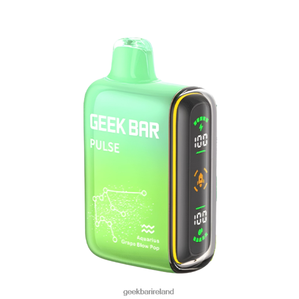 Geek Bar Dublin - Geek Bar Pulse 15K Disposable Vape Aquarius Grape Blow Pop 8H2V42