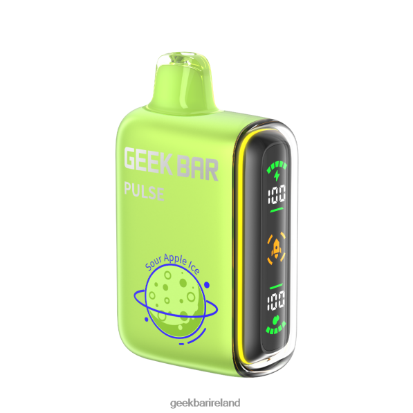 Geek Bar Ireland - Geek Bar Pulse 15K Disposable Vape Sour Apple Ice 8H2V61