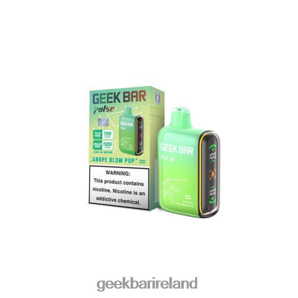 Geek Bar Tobacco - Geek Bar Pulse Disposable Grape Blow Pop 8H2V9